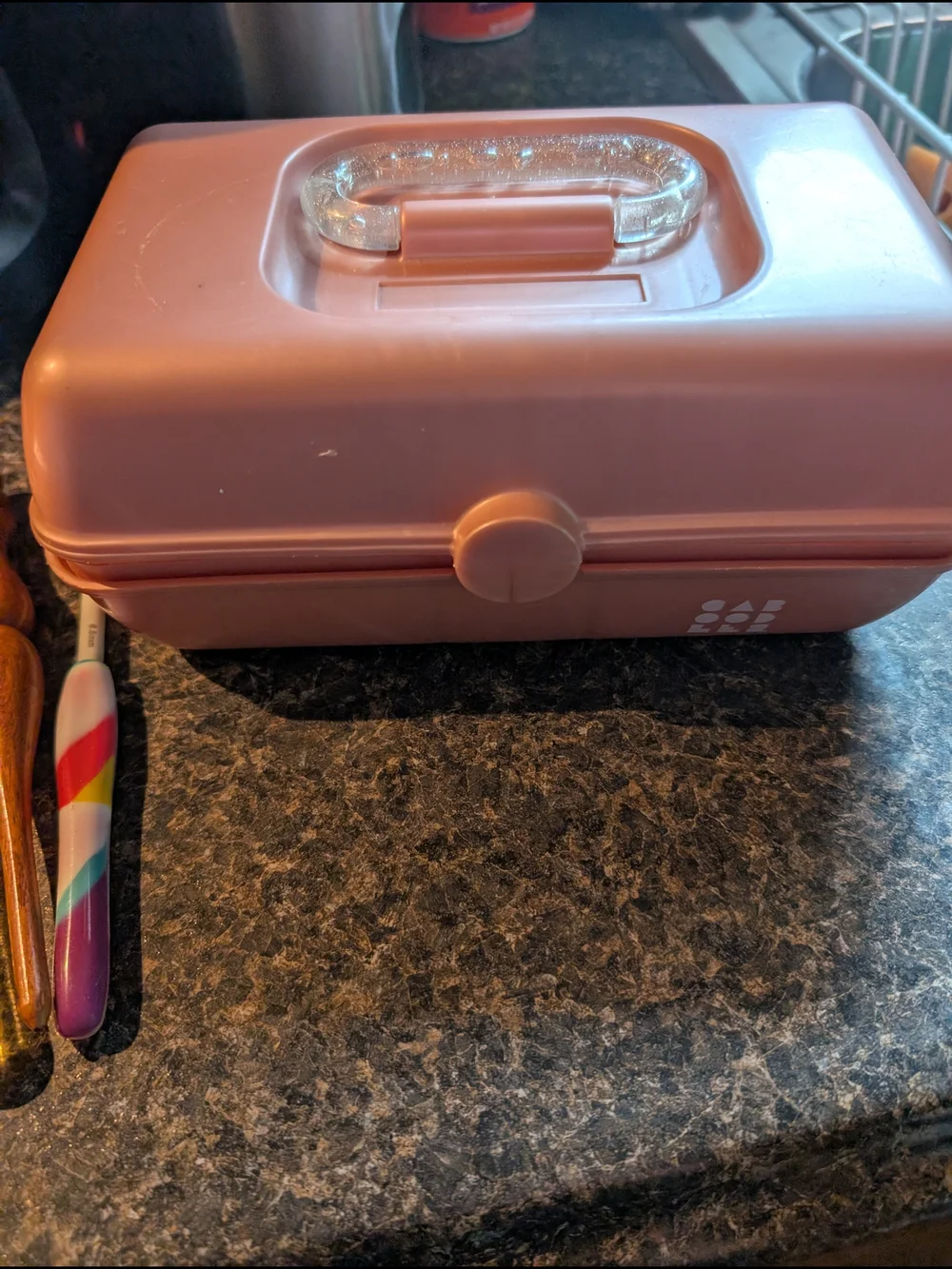 Pink Caboodle With All Size Crochet Needles!